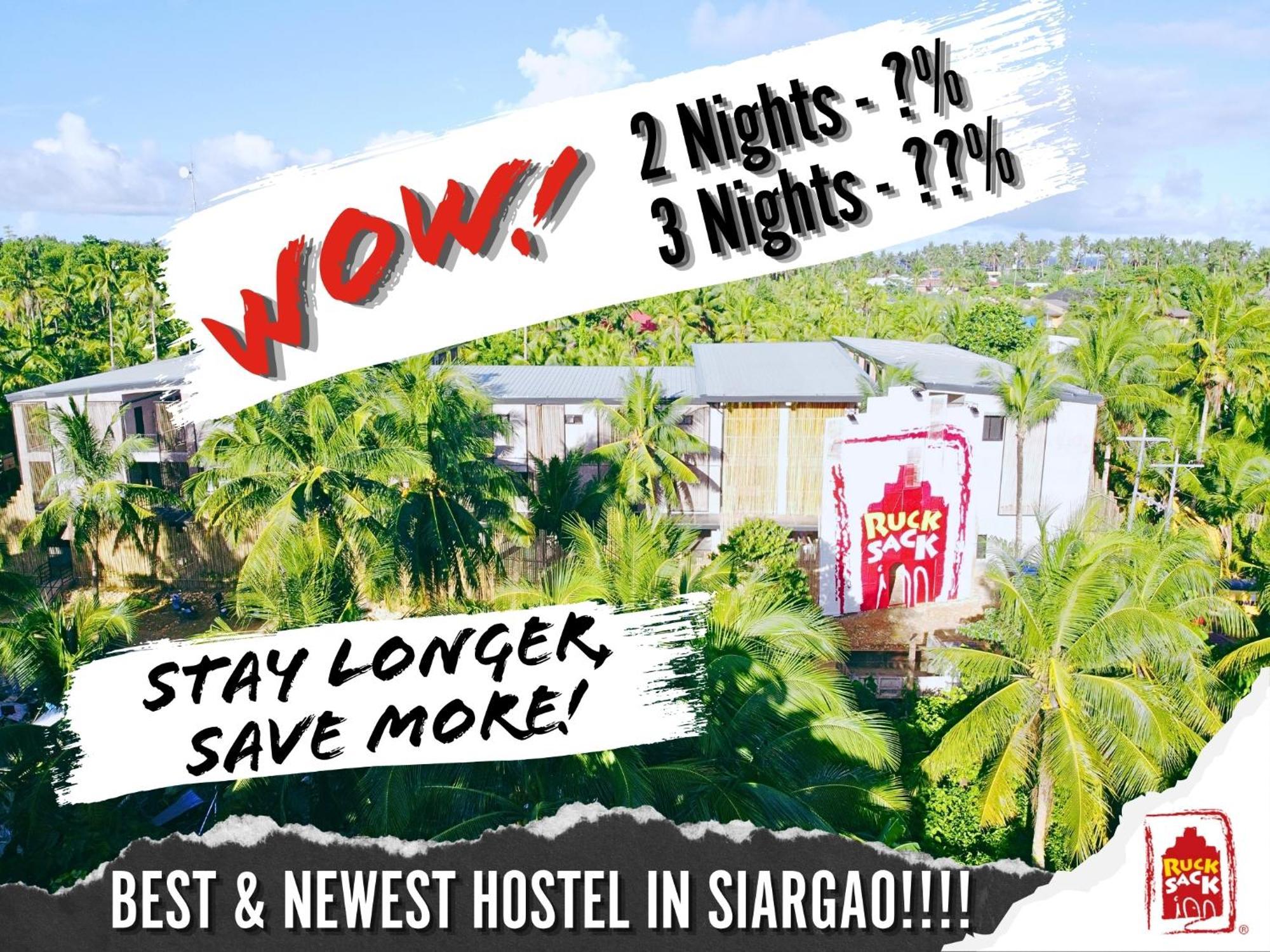 Rucksack Inn Siargao General Luna  Exteriér fotografie
